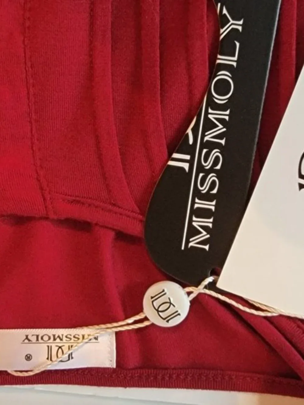 Peasant Top, Bell Sleeve, Lace Inset, Henley Button Blouse - Picture 4 of 5